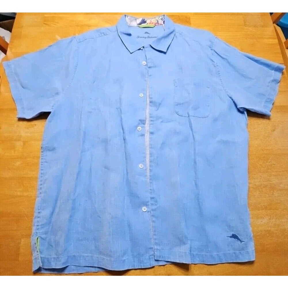 Tommy Bahama Light Blue Casual Button Down Shirt
